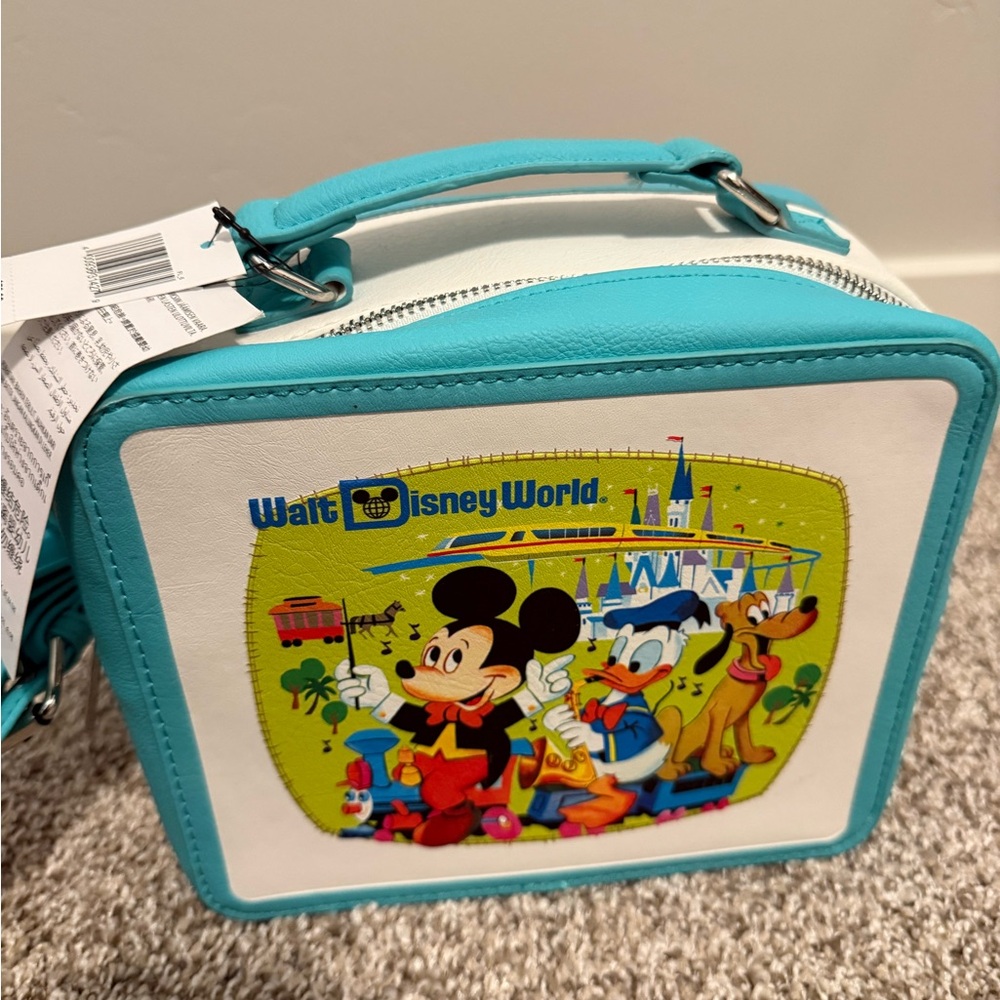 Disney Parks Loungefly Crossbody 50th Anniversary Vault Collection Lunchbox Bag